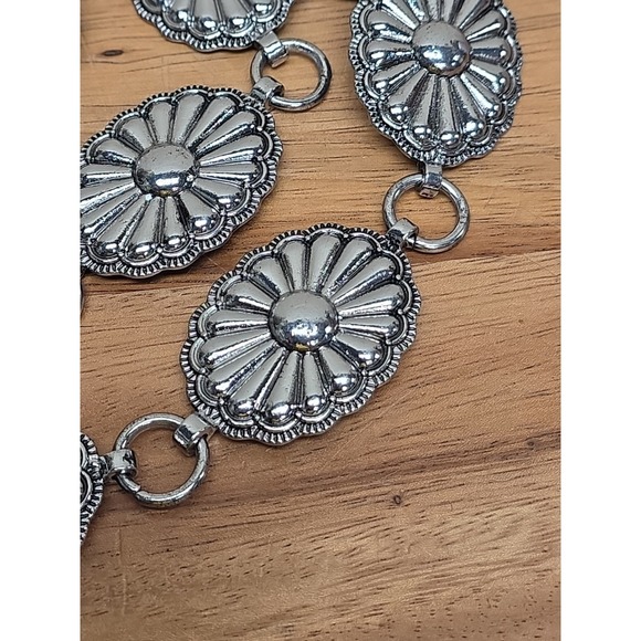 Western Concho Belt Lightweight Bobo Rodeo Cowgirl 52" Adjustable Southwest - Picture 2 of 4